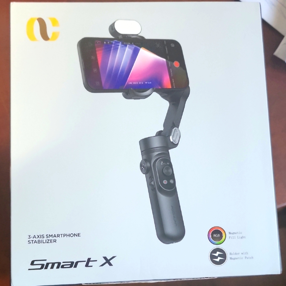 Smart X 3-Axis Smartphone Stabilizer - Black